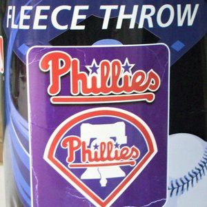 PHILADELPHIA PHILLIES MLB FLEECE BLANKET THROW NEW
